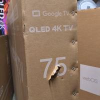 TCL 75" QLED 4K Google TV (serie C645 / 75C645X1)