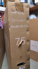 TCL 75" QLED 4K Google TV (serie C645 / 75C645X1)