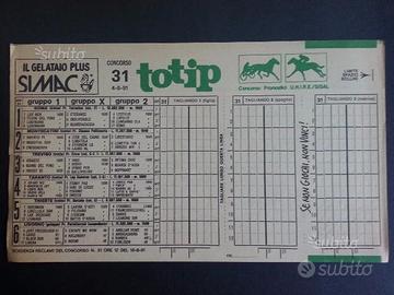 Schedina totip nuova