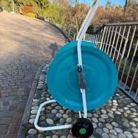 Carrelllo avvolgitubo da giardino