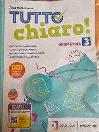 libro per scuola media "Tutto Chiaro! Geometria 3"