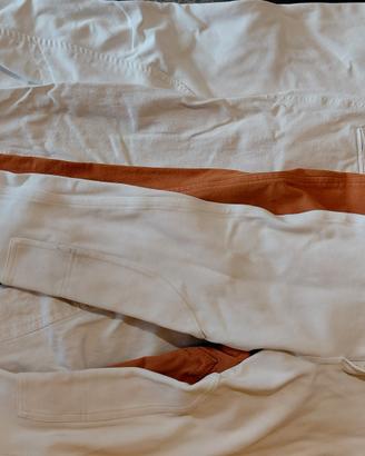 4 Pantaloni Equitazione  taglia 34, 38, cm 146/158
