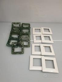 Vimar Plana 9 supporti 14602 + 8 placche 14642