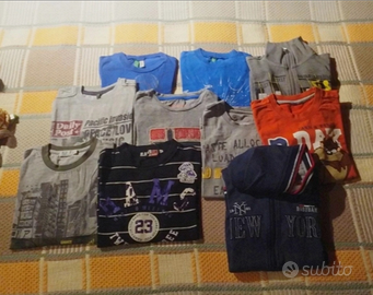 Lotto abbigliamento bambino 6 anni