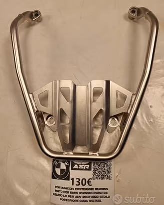 BMW Set piastra Supporto Top Case Portapacchi baul
