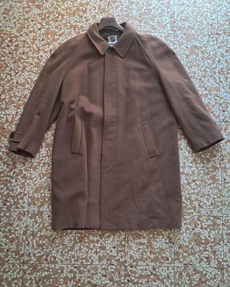 Cappotto Eton Blues marrone di lana