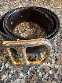 Cintura vintage Gucci donna marrone