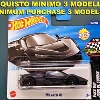 Hot Wheels McLaren W1 grigia