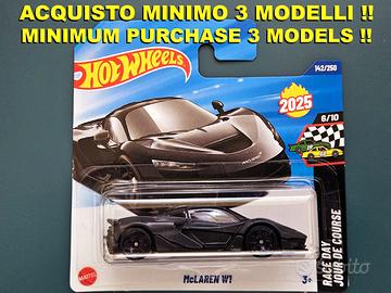 Hot Wheels McLaren W1 grigia