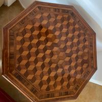 Tavolino in legno lavorazione artigianale