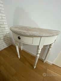 Consolle shabby chic legno