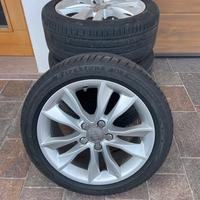 4 cerchi in lega e gomme estive per Audi