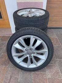 4 cerchi in lega e gomme estive per Audi
