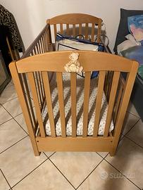 2 (due) lettini completi sponde abbattibili