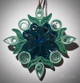 Stella/fiocco di Natale fatta a mano -artigianale