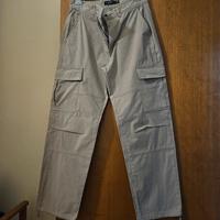 pantalone uomo beige taglia 40 bershka