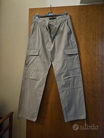 pantalone uomo beige taglia 40 bershka