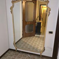 Grande Specchiera specchio antico cornice legno