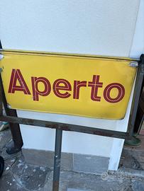 Insegna vintage anni 70-80