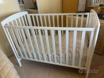 Lettino per Bambini Foppapedretti in Legno Bianco 