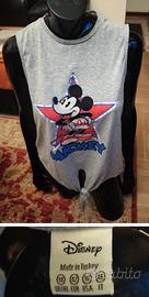 Canotta  Disney Mickey Mouse stella rossa tg  46