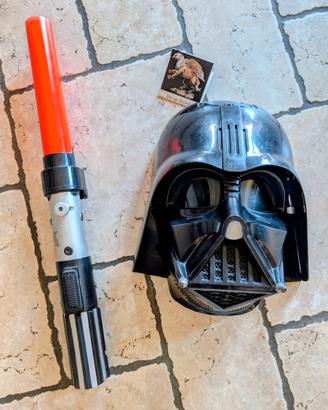 Set maschera Darth Vader cambia voce 2013 e spada