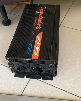 Inverter onda pura 12 v 220  2500 watt continui