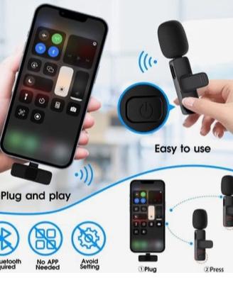 Microfono Wireless Lavalier a Doppio Canale