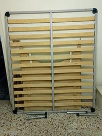 Rete con doghe legno misure 1'60 x 1'90