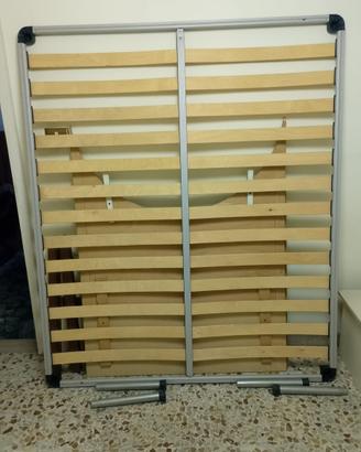 Rete con doghe legno misure 1'60 x 1'90