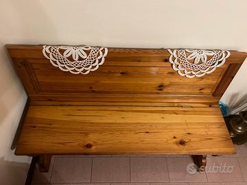 Panca legno artigianale