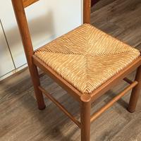 set 4 sedie in legno 