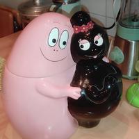 biscottiera in ceramica Barbapapà 