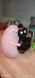 biscottiera in ceramica Barbapapà 