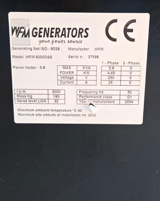 Generatore Diesel 