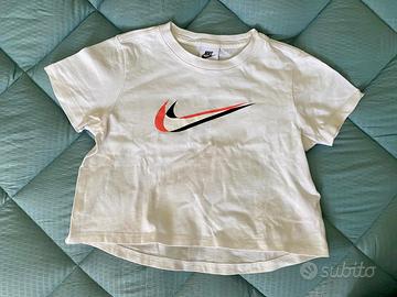 T-shirt bianca Nike bambine 10-12 anni