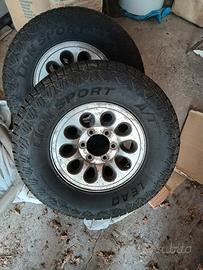 cerchi + gomme fuoristrada