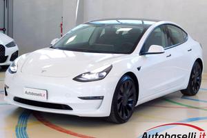 TESLA Model 3 PERFORMANCE 534CV AWD DUAL MOTOR '