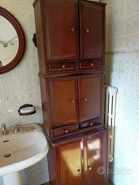 3 Mobiletti bagno in legno