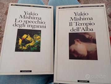 Yukio Mishima i due volumi in foto ed. Bompiani