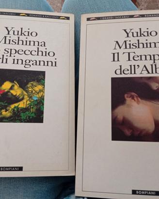 Yukio Mishima i due volumi in foto ed. Bompiani