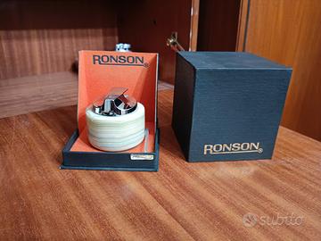 accendino Ronson da tavola vintage in onice