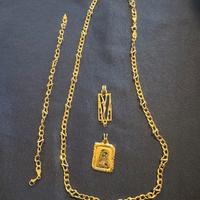 Collana + bracciale d oro