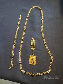 Collana + bracciale d oro
