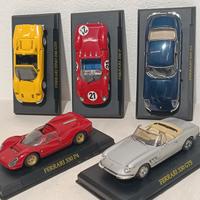 Lotto 5 Modellini Ferrari scala 1/43