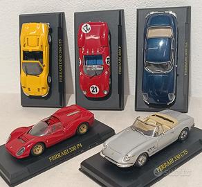 Lotto 5 Modellini Ferrari scala 1/43
