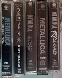 cassette originali Metallica U2 Journey Ruggeri U2