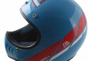 Casco FM Fimez Trophy azzurro epoca anni 80