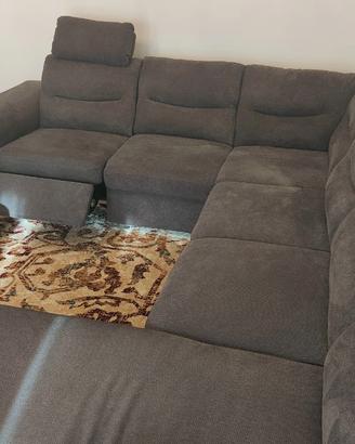 Divano letto con poltrona relax