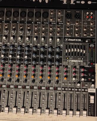 Mixer Mackie 16 pro FX